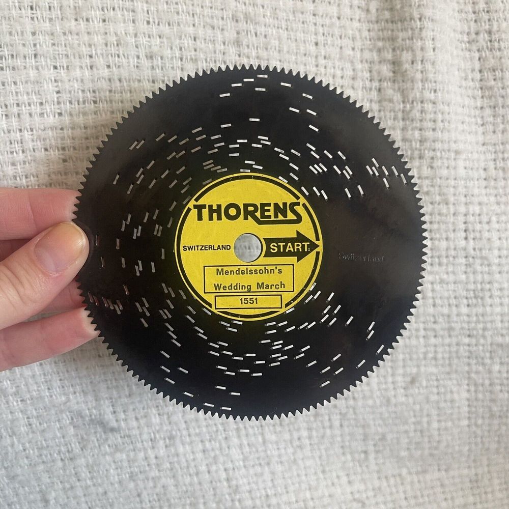 Thorens Switzerland 4 1/2"‎ Disc Classic Music #1551 Mendelssohn Wedding March